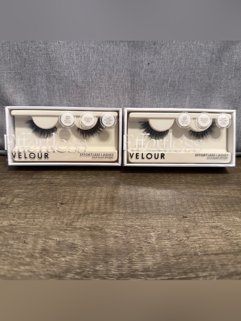 2x Velour Effortless Lashes- Black. NIB. 2 pairs total